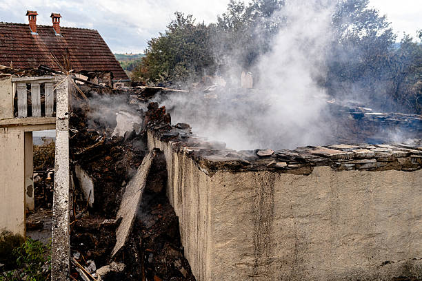 Professional Fire Damage Removal technician working in Morton, PA